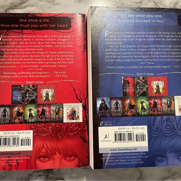 A Court of Thorns and Roses & A Court of Mist and Fury oop set - Picture 2 of 11